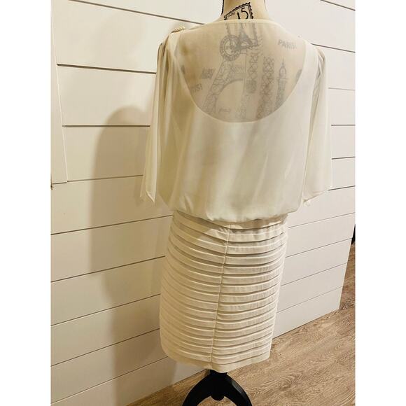 Holiday Cocktail Formal Dress with Faux Pearls - Picture 2 of 5